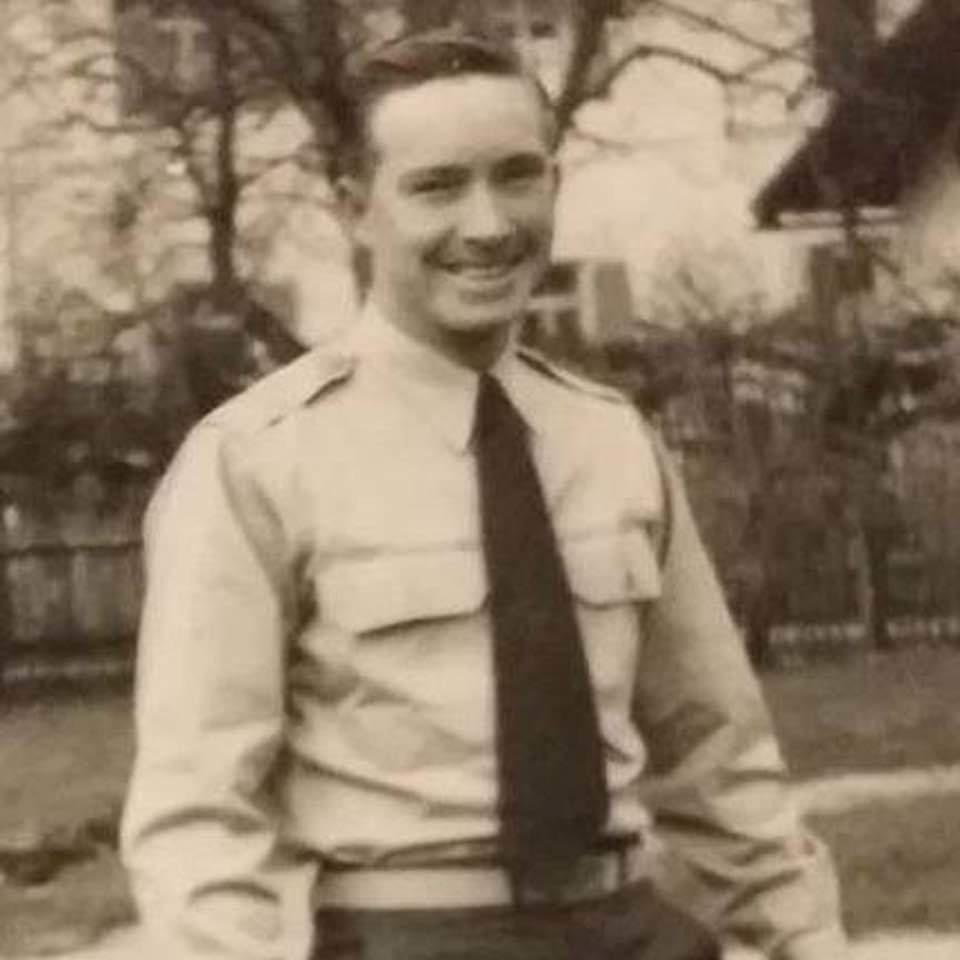 Russell East in military uniform