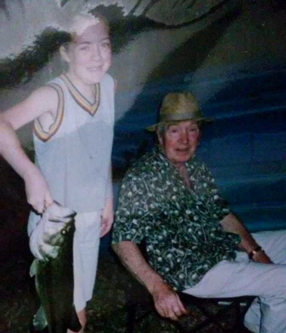 Russell fishing later in life