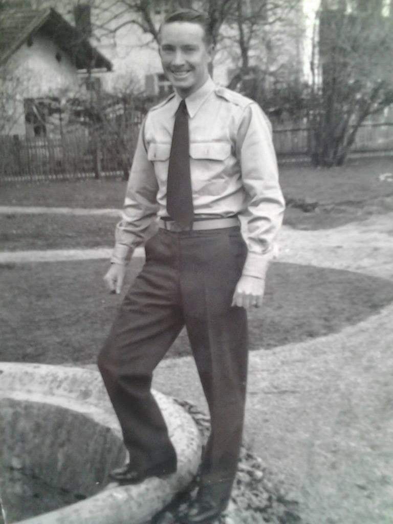 Russell East in military uniform